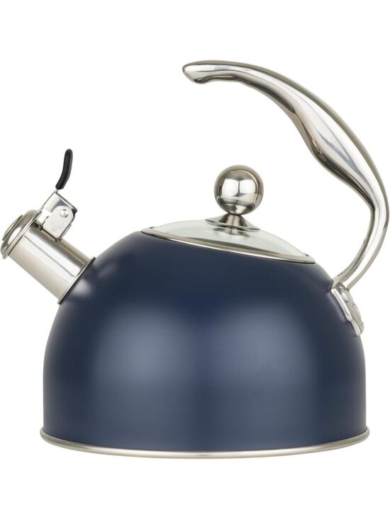 Other - Viking  2.6 Qt 3-Ply Stainless Steel Kitchen Tea Kettles Slate Blue Induction